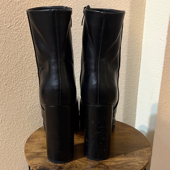 Dream Pairs Black Chunky Heel Boots - Picture 5 of 6